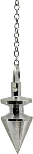 Vista 10 de Péndulos de metal curativos de Amazing Gemstone para adivinación, cúpula dorada de acero de cobre de alta energía, péndulo de bronce, péndulos