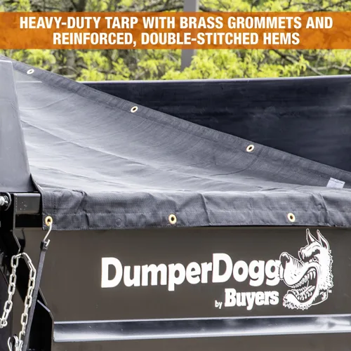 Vista 5 de Buyers Products DTR4510 Kit de Lona Enrollable para Insertos DumperDogg de Polietileno de 8 Pies