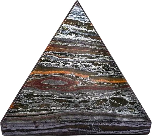 Vista 61 de Amazing Gemstone Piedras curativas de cristal de pirámide de piedra lunar arcoíris – Estatuilla de pirámide de piedra natural de 1 pulgada