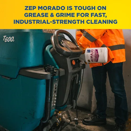 Vista 5 de Zep Morado Purple 85650 - Superlimpiador concentrado de 20 galones (1 unidad) - Desengrasante industrial extra resistente, libre de fosfato