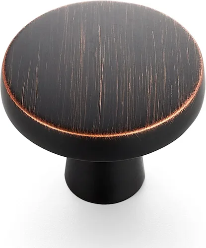 Vista 12 de Ravinte Paquete de 40 Pomos de Gabinete de Cocina de 1-1/4 Pulgadas Pomos Redondos Sólidos para Cajones de Cómoda Pomos de Cómoda Negro Mate