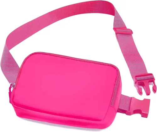 Vista 57 de Riñonera, bolsa para cinturón, correa ajustable ajustable de 40 pulgadas, para mujeres y hombres