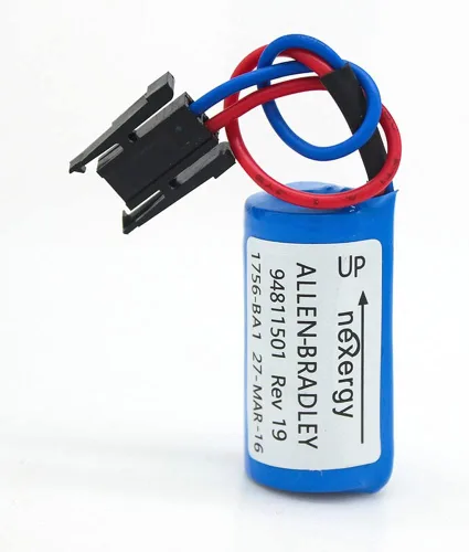 Vista 5 de RUNAAJA (10-Pack) 1756-BA1 3V 1800mAh Battery PLC for Allen Bradley Replacemen Battery AB 1756-L1 1756-BA2 BR2 3A-AB