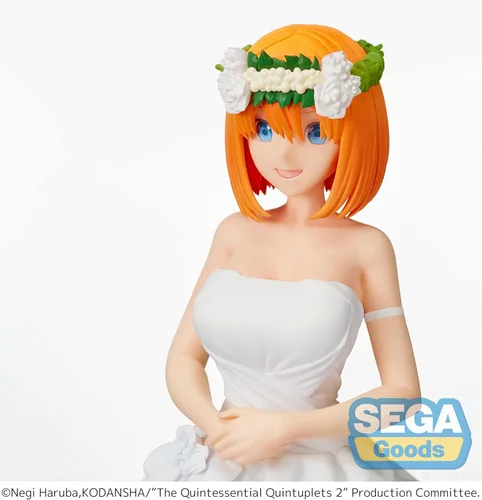 Vista 2 de SEGA Los quintillizos por excelencia 2 Figura SPM Yotsuba Nakano Novia Ver.