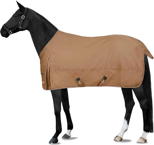 Vista 9 de HORZE Glasgow - Manta de invierno resistente al agua (relleno de 12.35 oz), perla ennegrecida, 72 pulgadas