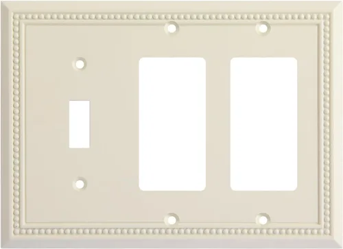 Vista 22 de Sunken Pearls - placa decorativa de pared, placa decorativa de pared, tapa de salida de la placa del interruptor, aleación de zinc sólida y duradera