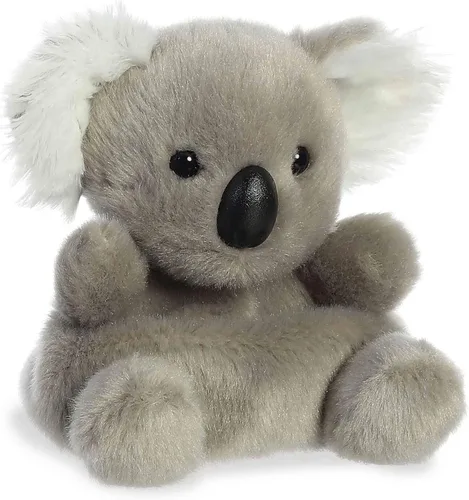 Vista 2 de Aurora Adorable Palm Pals Wiggles Koala Animal de peluche Juego de bolsillo Diversión coleccionable Gris 5 pulgadas