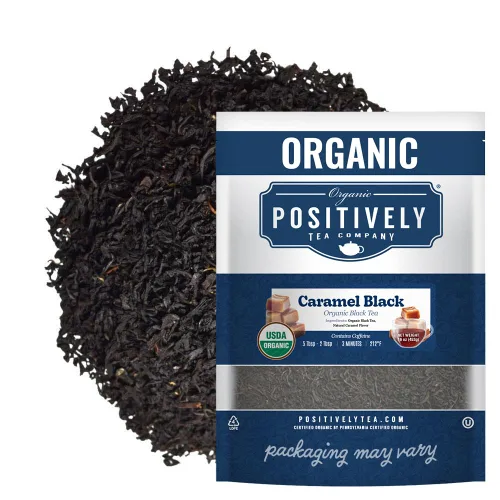 Vista 76 de Organic Positively Tea Company, Té Rooibos de vainilla y naranja sanguina, hoja suelta, 4 onzas