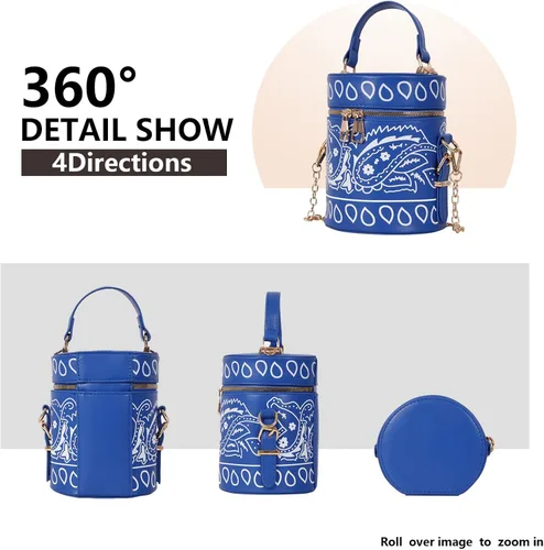 Vista 5 de Bolso de hombro con asa superior para mujer bolso de hombro alrededor de la cúpula con forma de concha bolso cruzado