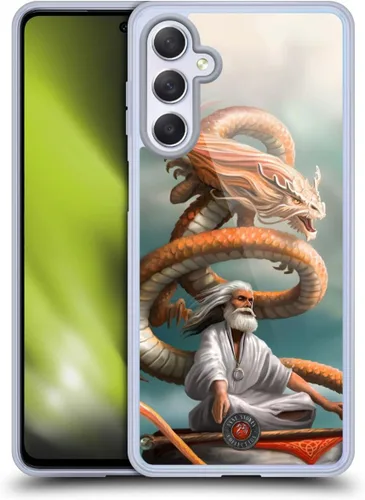 Vista 25 de Head Case Designs Officially Licensed Anne Stokes God's Hammer Guardian Dragons Gel Case [Military Grade Protection] Compatible with Samsung Galaxy