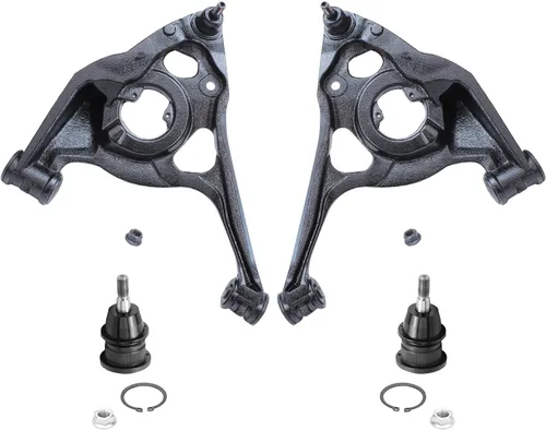 Vista 60 de Detroit Axle - Kit de brazos de control inferiores delanteros para Dodge Dart 2013, 2014, 2015, 2016, 2 brazos de control inferiores con ensamblaje