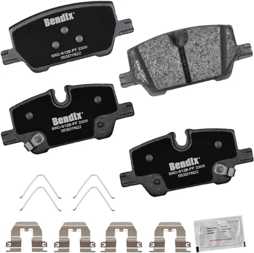 Vista 109 de Pastillas de Freno Traseras Cerámicas Bendix Priority1 CFC1510 para INFINITI QX56 2013-2011, QX80 2024-2014, Nissan Armada 2023-2017