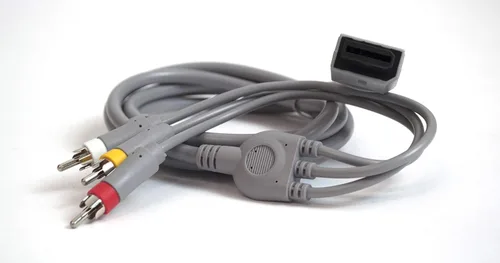 Vista 5 de Beastron Cable Wii AV, cable compuesto AV de 6 pies 3 RCA para Nintendo WiiWii U (alta definición)