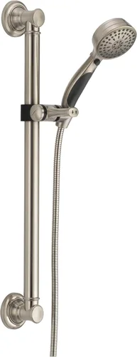 Vista 7 de Delta Grifo de Ducha de Mano con Barra Deslizante de 9 Chorros con Manguera, Cabezal de Ducha de Mano de Bronce Frotado con Aceite, Ducha de Mano