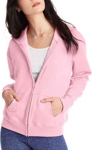 Vista 4 de Hanes XX-Large Full-Zip Hooded, EcoSmart Sweatshirt, Women's Comfortable Hoodie
