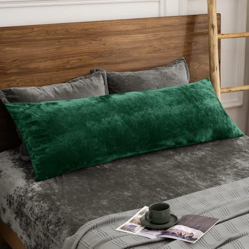 Vista 15 de PHF Fundas de almohada de terciopelo real, 24 x 24 pulgadas, sin rellenos, paquete de 2 fundas de cojín de color degradado, ultra suaves