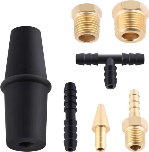 Vista 6 de Hromee Bomba de combustible y probador de vacío, kit de herramientas de diagnóstico de fugas de presión del carburador