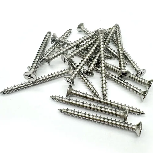 Vista 5 de 5 tornillos de 1.969 in, cabeza plana, Phillips Drive, autoperforantes, tornillos de madera para paneles de yeso de acero inoxidable 304, 50