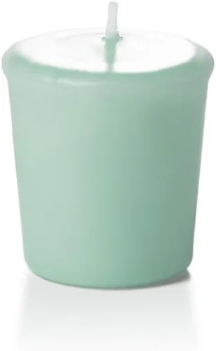 Vista 9 de Yummi - Velas votivas sin aroma, 15 horas de combustión, color blanco. 9 por paquete