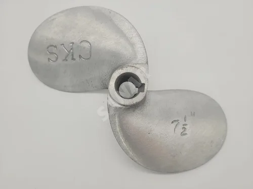 Vista 10 de SANAR Aluminum Propeller for Longtail Mud Motor Long Tail Boat - Keyed Tapered Shaft