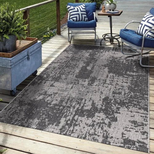 Vista 58 de Keen Home Design - Alfombra de pasillo para terraza al aire libre - 2x10 Lavable para interior/exterior para patio, cocina, balcón, playa, jardín