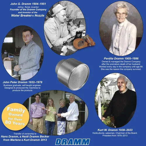 Vista 9 de Dramm® Revolver Boquilla de Manguera de Jardín de Servicio Pesado de 9 Patrones – Pistola Pulverizadora de Metal Ajustable con Control de Flujo