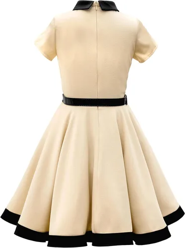 Vista 2 de BlackButterfly Vestido para niñas "Lucy" vintage Clarity 50, Negro
