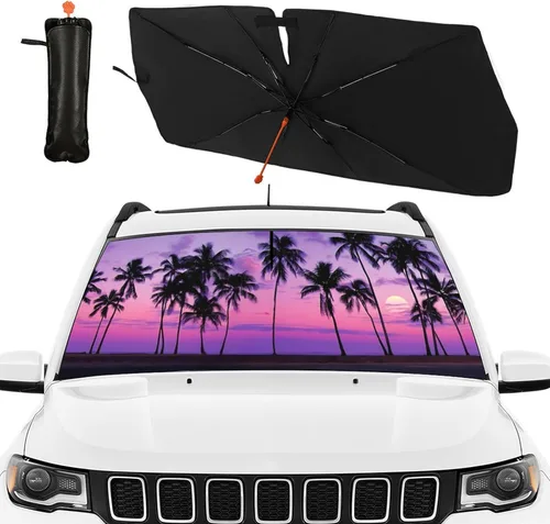 Vista 16 de Parasol para Parabrisas de Automóvil con Diseño de Mariposas Sombrilla Mariposas Parasol para Parabrisas Girasoles Cubiertas de Sombra