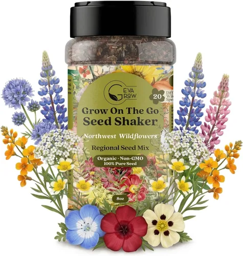 Vista 13 de Mezcla regional de semillas de flores silvestres de GevaGrow (Midwest Wildflowers Mini Shaker)