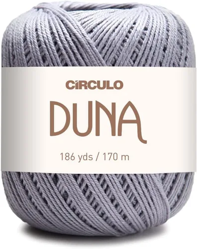 Vista 12 de Círculo Hilo Duna – 186 yardas, 3.52 onzas – Hilo DK de Estambre Ligero – 100% algodón virgen brasileño mercerizado, perfecto para tejer y hacer 6399