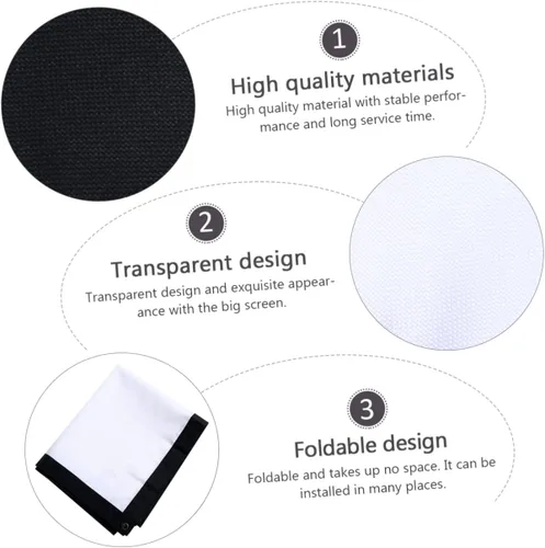 Vista 8 de Mobestech Pantalla de sombra Pantalla portátil Pantalla de proyector al aire libre Pantalla de proyector portátil Pantalla de proyector Pantalla