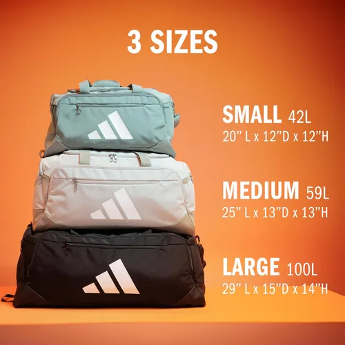 Vista 4 de Bolsa de lona adidas Defender 5 Bolsa de lona premium para deportes, gimnasio y viajes