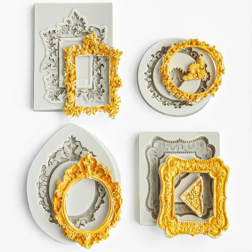 Vista 14 de HKNMTT Moldes redondos de silicona, 2 unidades, 12 cavidades de 2.1 pulgadas, cilindros cubiertos de chocolate, moldes para hornear antiadherentes