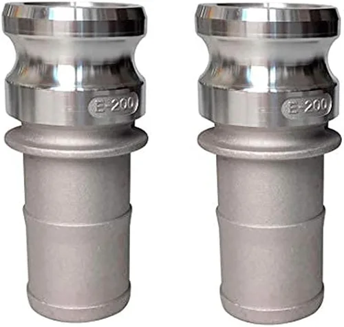 Vista 8 de 2 accesorios de aluminio Camlock - Accesorios de manguera de leva y ranura tipo E, acoplamiento Camlock de 1 pulgada