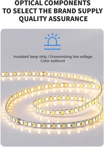 Vista 8 de Espejo LED redondo de 20 pulgadas, espejo samrt para baño, espejo de pared con luz, antiempañamiento, 3 colores regulables, frontal