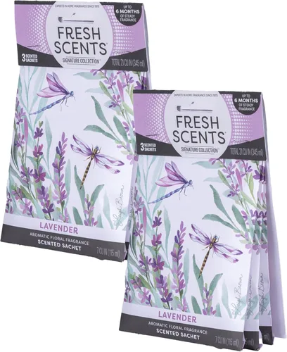 Vista 12 de Fresh Scents Bolsitas perfumadas Algodón blanco Fragancia para el hogar Larga duración (hasta 6 meses) Ambientador para armarios, cajones
