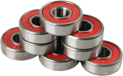 Vista 4 de Moose Patineta Completa Púrpura Neón 8.0" con Camiones Plateados y Ruedas Negras