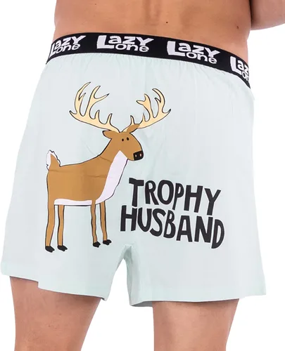 Vista 3 de Lazy One - Bóxeres cortos con estampas de animales divertidos ropa interior novedosa y divertida con diseños de animales para regalar en broma a