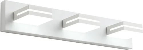 Vista 49 de SineRise Lámparas LED modernas para tocador de baño (3 luces, 24 pulgadas), accesorios de iluminación de pared de acrílico moderno dorado mate sobre