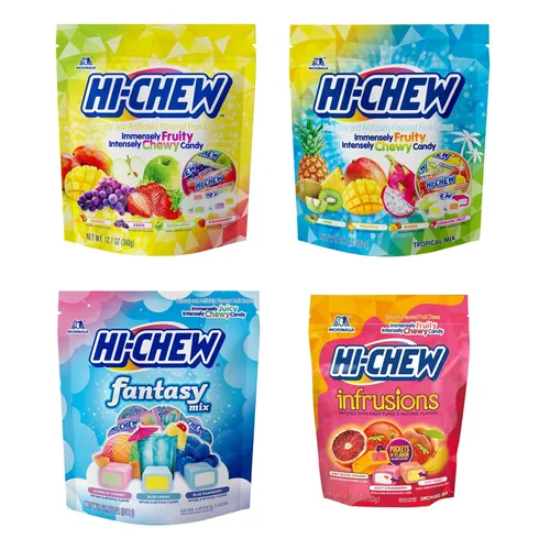 Vista 12 de HI-CHEW Mezcla de Bayas, Paquete de 6 Bolsas, 3.17 oz cada una - Mora, Cereza, Frambuesa, Dulce Suave y Masticable Único y Divertido - Imensamente