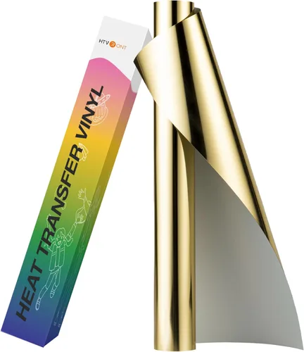 Vista 48 de HTVRONT - Rollo de vinilo termotransferible, 12 in x 8 ft, para diseños en camisetas, fácil de cortar y despegar, para planchar y máquinas Cricut