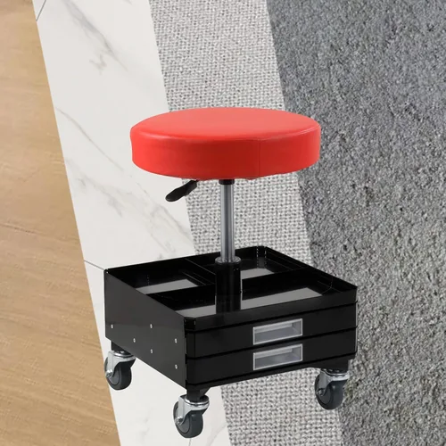 Vista 9 de Rueda giratoria de vástago de 2 pulgadas, rueda de goma de vástago de 7/16 pulgadas, ruedas de repuesto de goma termoplástica TPR para Weber Grill