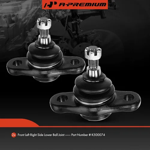 Vista 3 de A-Premium 2 x Junta Esférica Inferior Delantera, Compatible con Hyundai Elantra 2007-2012, Kia Optima 2007-2010, Forte 2010-2013, Forte Koup