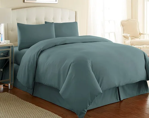 Vista 22 de Southshore Fine Living, Inc. Juego de funda de edredón tamaño extra grande individual/XL, ropa de cama de microfibra cepillada premium de fácil