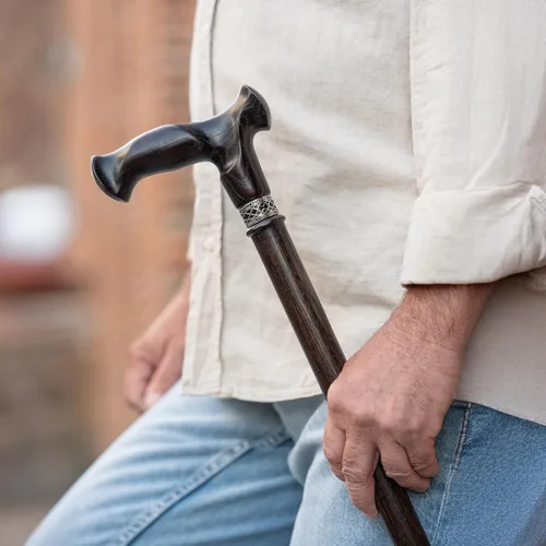 Vista 7 de Asterom Handcrafted Canes for Men - Ergonomic, Stylish, Wooden Walking Cane for Men, Cool Walking Sticks for Seniors