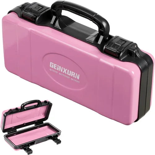 Vista 13 de Geinxurn Organizador de herramientas de acero de 11 pulgadas, 2 piezas, caja roja y negra, almacenamiento de herramientas ABS portátil duradero