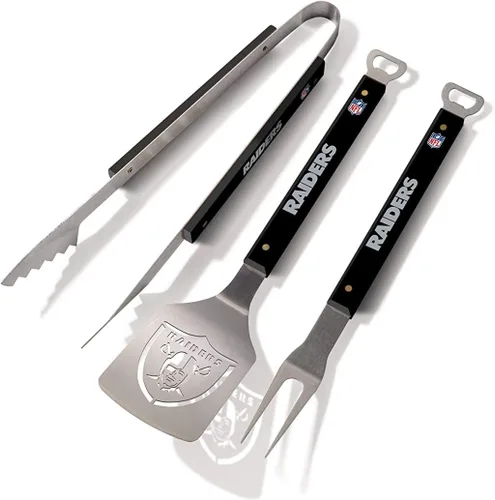 Vista 26 de YouTheFan NFL Spirit Series - Juego de barbacoa de 3 piezas