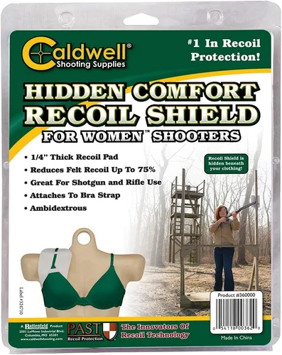 Vista 2 de Caldwel Recoil Shield with Adjustable Fit, Thick Padding, for Range, Shooting, Hunting, and Outdoors