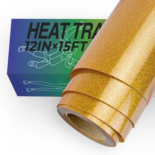 Vista 28 de HTVRONT - Rollos de vinilo termotransferible (HTV) azul marino, 12 pulgadas x 15 pies de vinilo de planchado para Cricut y Silhouette Cameo