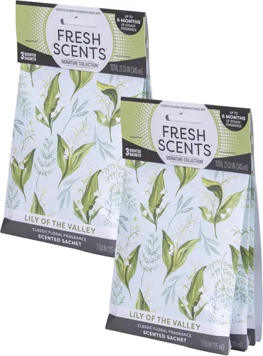 Vista 16 de Fresh Scents Bolsitas perfumadas Algodón blanco Fragancia para el hogar Larga duración (hasta 6 meses) Ambientador para armarios, cajones